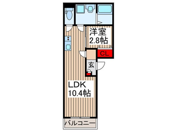 クレア奈良の物件間取画像